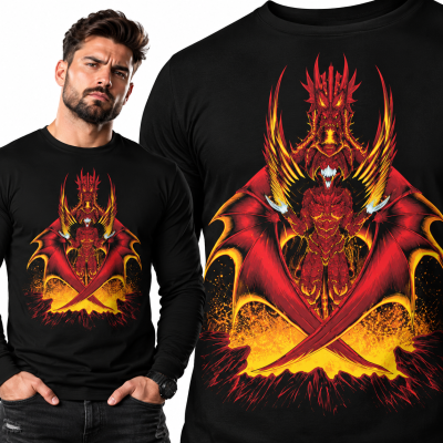 LONGSLEEVE ŚMIESZNY MAGMA DRAGON